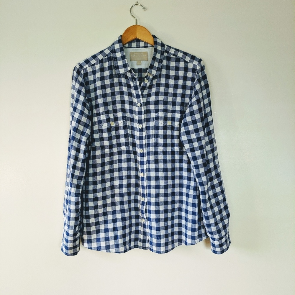 Banana republic soft linen dress shirt